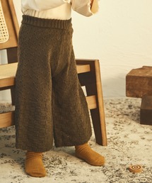 sea and shells by pairmanon | 【sea and shells by pairmanon】切り替え ニット ワイドパンツ(その他ベビーウェア)