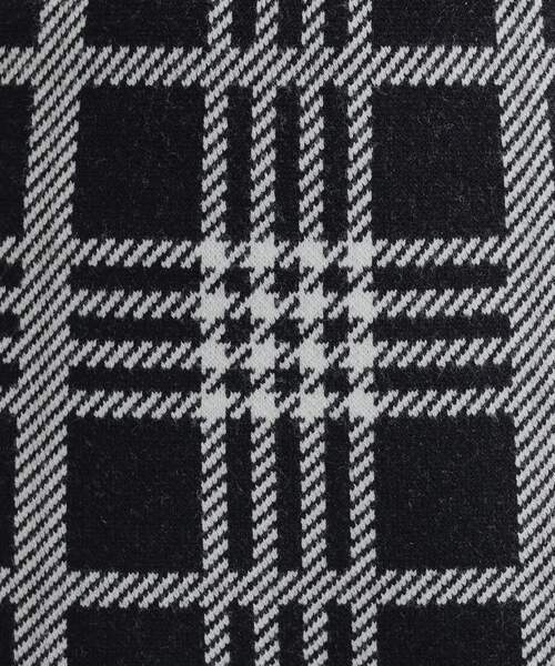 DRESKIP（ドレスキップ）の「◆【高レビュー/洗える/セットアップ可】 着る度うっとり もちもちチェック柄ニットナロースカート（スカート・レディース・ブラック系1/ベージュ系その他2/ブラック・02/04/03）」の12枚目の写真
