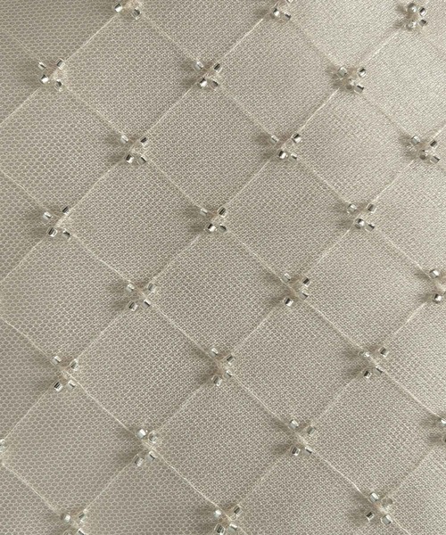 girl（ガール）の「サテン×ビーズサブバッグ 結婚式 パーティー オケージョン お呼ばれ（トートバッグ・レディース・シルバー/ベージュ/ブラック・FREE）」の8枚目の写真