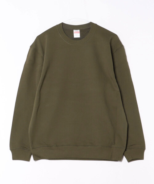 VIBGYOR（ヴィブジョー）の「United Athle/10.0オンス クルーネック 無地 スウェット（裏パイル）(CZ)（スウェット・メンズ・ライトベージュ/ゴールド/ダークブラウン/ナチュラル/ロイヤルブルー/オリーブ/グリーン/グレイッシュブルー/ホワイト/ライトオリーブ/バーガンディー/ライトカーキ/ネイビー/チャコールグレー/パープル/アッシュグレー/ダークグリーン/ライトピンク/ブラック・SMALL/X-LARGE/LARGE/MEDIUM/S）」の9枚目の写真