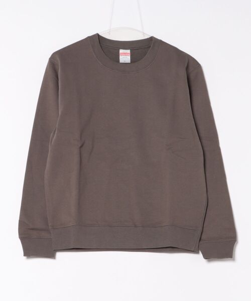 VIBGYOR（ヴィブジョー）の「United Athle/10.0オンス クルーネック 無地 スウェット（裏パイル）(CZ)（スウェット・メンズ・ライトベージュ/ゴールド/ダークブラウン/ナチュラル/ロイヤルブルー/オリーブ/グリーン/グレイッシュブルー/ホワイト/ライトオリーブ/バーガンディー/ライトカーキ/ネイビー/チャコールグレー/パープル/アッシュグレー/ダークグリーン/ライトピンク/ブラック・SMALL/X-LARGE/LARGE/MEDIUM/S）」の3枚目の写真