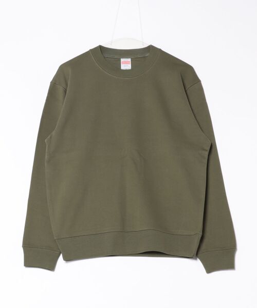 VIBGYOR（ヴィブジョー）の「United Athle/10.0オンス クルーネック 無地 スウェット（裏パイル）(CZ)（スウェット・メンズ・ライトベージュ/ゴールド/ダークブラウン/ナチュラル/ロイヤルブルー/オリーブ/グリーン/グレイッシュブルー/ホワイト/ライトオリーブ/バーガンディー/ライトカーキ/ネイビー/チャコールグレー/パープル/アッシュグレー/ダークグリーン/ライトピンク/ブラック・SMALL/X-LARGE/LARGE/MEDIUM/S）」の11枚目の写真