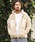 CAMBIOiJrIj́umj10424-Short Micro Fur Nylon Combination Stand Collar Jacket X^hJ[WPbgiu]jvbx[W