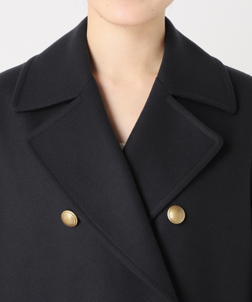 JOURNAL STANDARD relume（ジャーナルスタンダード　レリューム）の「【Bellandi】メルトンPコート（ピーコート・レディース・ネイビー・38/36）」の8枚目の写真