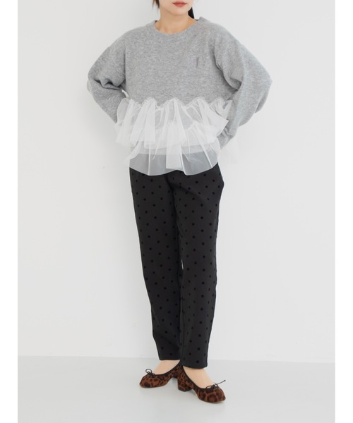 JUMELLE（ジュメロ）の「ballet lady knit（ニット/セーター・レディース・アイボリー/グレー・MEDIUM）」の13枚目の写真