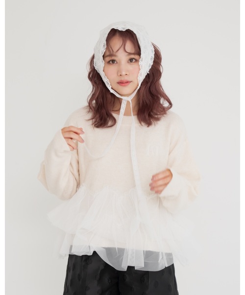 JUMELLE（ジュメロ）の「ballet lady knit（ニット/セーター・レディース・アイボリー/グレー・MEDIUM）」の19枚目の写真