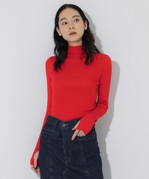 STUDIOUS | 【STUDIOUS/ステュディオス】Super 120s Rib Knit Top/リブトップ/タートルネック(ニット/セーター)