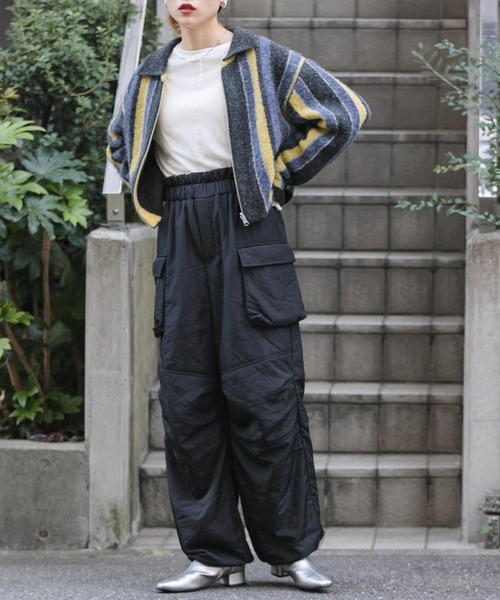 KBF（ケイビーエフ）の「ポケットディティールスノーパンツ（その他パンツ・レディース・アイボリー/ブラック・ONE）」の14枚目の写真