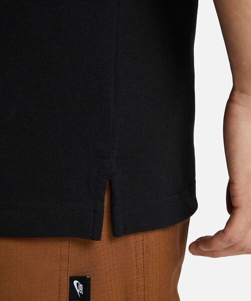 NIKE（ナイキ）の「ナイキ クラブ メンズ ショートスリーブ ポロ / Nike Club Men's Short-Sleeve Polo FN3895-010 Black（ポロシャツ・メンズ・ブラック・S/M/L/2XL/XL）」の6枚目の写真