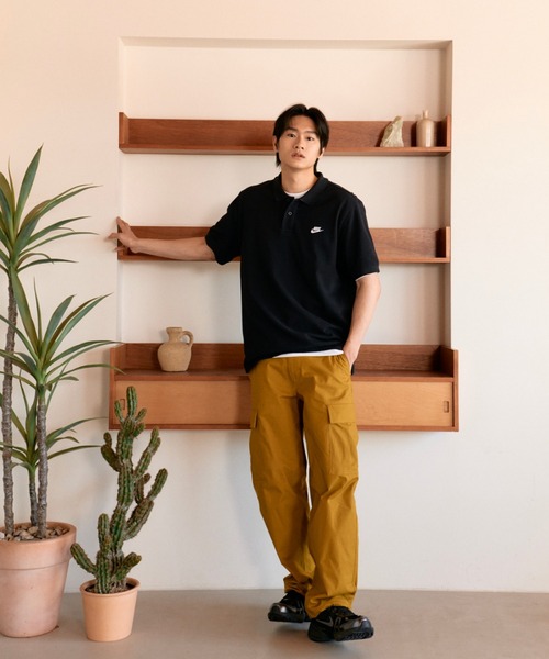 NIKE（ナイキ）の「ナイキ クラブ メンズ ショートスリーブ ポロ / Nike Club Men's Short-Sleeve Polo FN3895-010 Black（ポロシャツ・メンズ・ブラック・S/M/L/2XL/XL）」の2枚目の写真