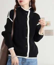 A.N.L（エーエヌエル　レーベル）の「A.N.L 配色ニットカーディガン（カーディガン/ボレロ）」