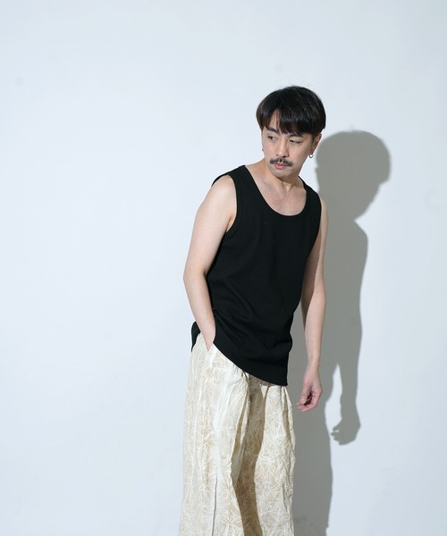Aphlotus(アプロタス)の「ディープネック テレコ インナー/タンクトップ(タンクトップ・メンズ・ホワイト/ブラック・SMALL/MEDIUM/LARGE)」の17枚目の写真