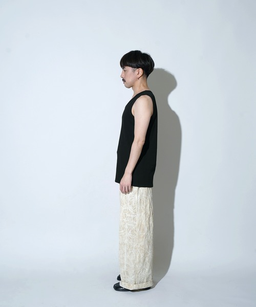 Aphlotus(アプロタス)の「ディープネック テレコ インナー/タンクトップ(タンクトップ・メンズ・ホワイト/ブラック・SMALL/MEDIUM/LARGE)」の20枚目の写真