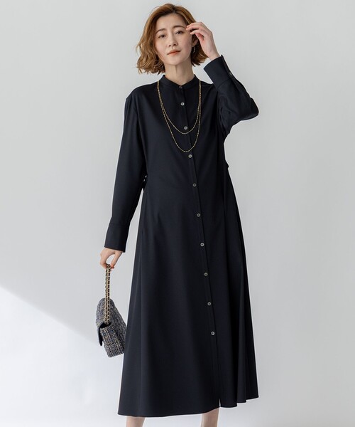 セール】【洗える】ライトクロス ワンピース（シャツワンピース