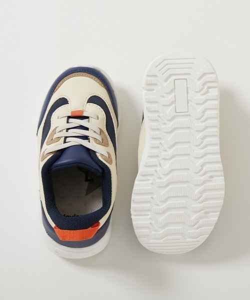 devirock(デビロック)の「手を使わず立ったまま履ける 撥水 ボリュームスニーカー(スニーカー・キッズ・ネイビー/ピンク/ブラック/グレイッシュベージュ・17.0cm/18.0cm/19.0cm/20.0cm/21.0cm/22.0cm/23.0cm)」の8枚目の写真