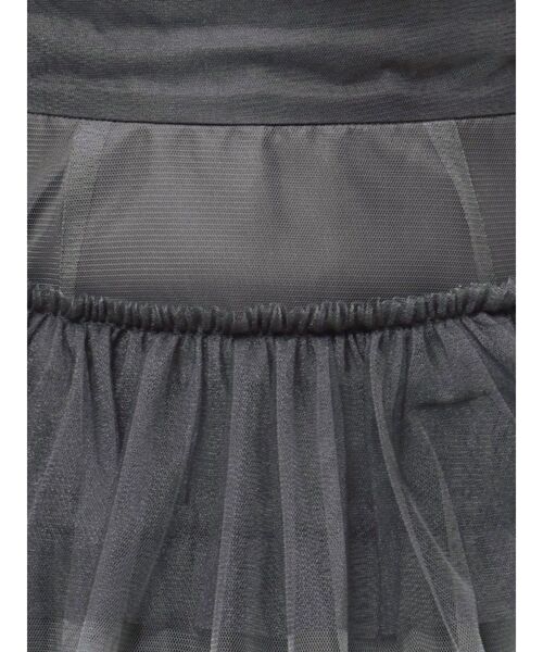 dazzlin（ダズリン）の「ティアードチュールスカート（スカート・レディース・オフホワイト/ベージュ/チャコールグレー・MEDIUM/SMALL）」の8枚目の写真