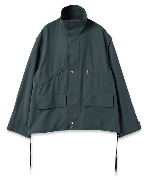 セール】Dry Karsey Removable Sleeves Drawstring Short Coat