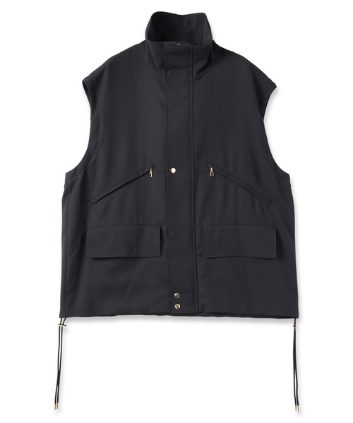 CULLNI クルニ　ハーフモッズコートStretch Taffeta CULLNI（クルニ）の「Dry Karsey Removable Sleeves Drawstring