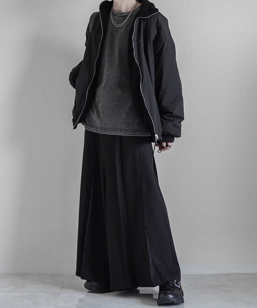 ELLUV/エルヴ】ヴィンテージスノー加工 オーバーロンT（Tシャツ