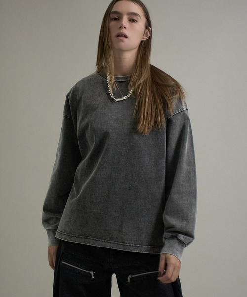 ELLUV（エルブ）の「【ELLUV/エルヴ】ヴィンテージスノー加工 オーバー