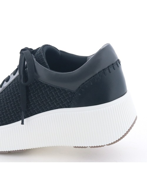 あしながおじさん（アシナガオジサン）の「厚底ステッチスニーカー　1310261（スニーカー・レディース・ライトベージュ/ゴールド/ブラック・23.5cm/23cm/24.5cm/24cm/22.5cm）」の7枚目の写真