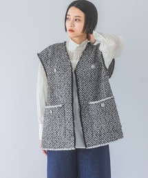 A part by | ツイードＶベスト(ベスト)