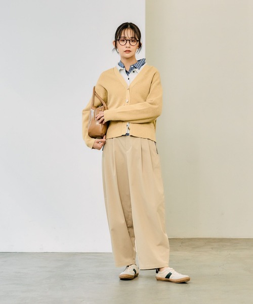 GLOBAL WORK(グローバルワーク)の「スッキレイショートVネックカーディガン長袖/253314(カーディガン/ボレロ・レディース・ネイビー/マスタード/ブルー系3/グレー系1・LARGE/MEDIUM)」の22枚目の写真