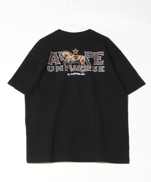 AAPE BY A BATHING APE(エーエイプバイアベイシングエイプ)の「AAPE THEME MAIN TEE(Tシャツ/カットソー・メンズ・レッド系その他5/ブラック・SMALL/MEDIUM/LARGE/X-LARGE)」の9枚目の写真