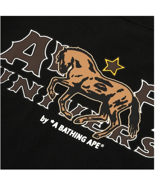 AAPE BY A BATHING APE(エーエイプバイアベイシングエイプ)の「AAPE THEME MAIN TEE(Tシャツ/カットソー・メンズ・レッド系その他5/ブラック・SMALL/MEDIUM/LARGE/X-LARGE)」の7枚目の写真