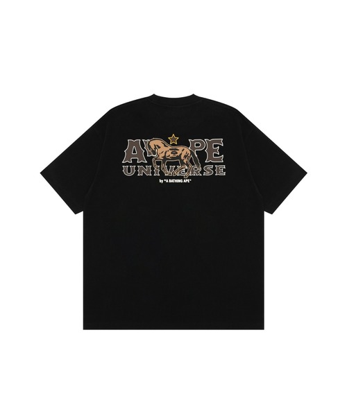 AAPE BY A BATHING APE(エーエイプバイアベイシングエイプ)の「AAPE THEME MAIN TEE(Tシャツ/カットソー・メンズ・レッド系その他5/ブラック・SMALL/MEDIUM/LARGE/X-LARGE)」の12枚目の写真