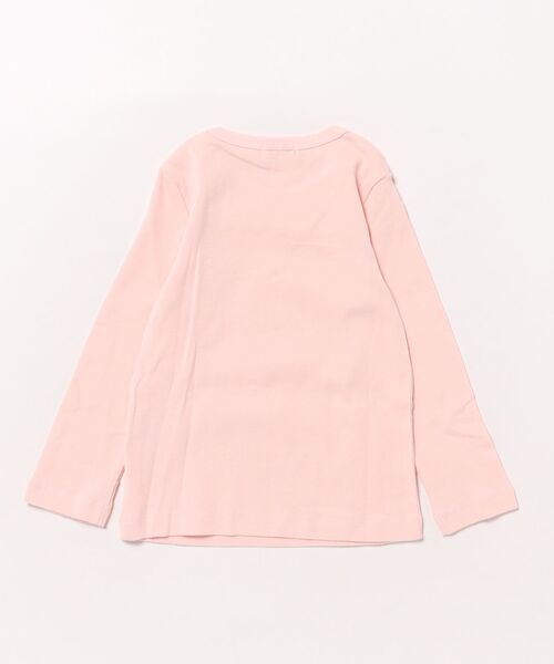 KP(ケーピー)の「長袖インナーTシャツ(100~160)(Tシャツ/カットソー・キッズ・ピンク/サックスブルー/オフホワイト・100cm/120cm/130cm/140cm/110cm/150cm/160cm)」の4枚目の写真