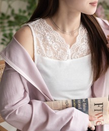 nAvy レース 切替 タンクトップ