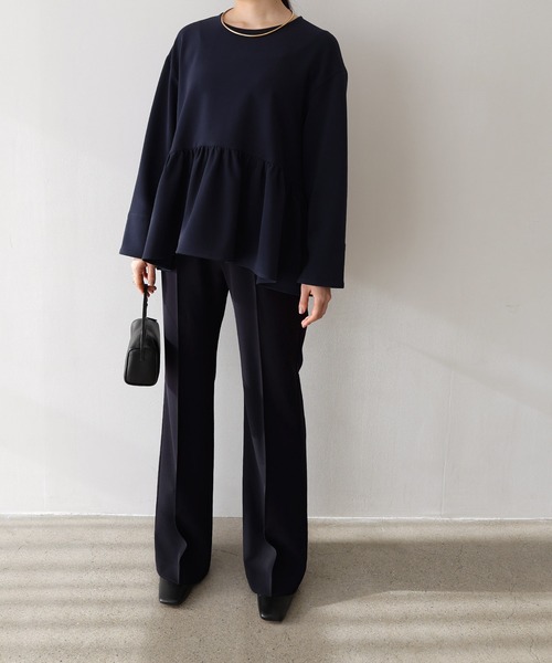 センタープレスフレアパンツ（その他パンツ）｜evernavy（エバー