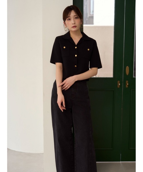 Lorena Benatti ニットのコート リバーシブル イタリア製