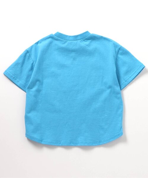 apres les cours（アプレレクール）の「ALCロゴTシャツ（Tシャツ/カットソー・キッズ・サックスブルー/オフホワイト/ブラック/ピンク・120/110/100/90/80/130）」の12枚目の写真