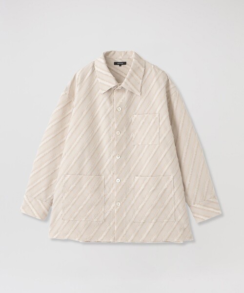 LOVELESS - ストライプオーバーシャツ　LOVELESS todayful LOVELESS - ストライプオーバーシャツ LOVELESS todayful の通販