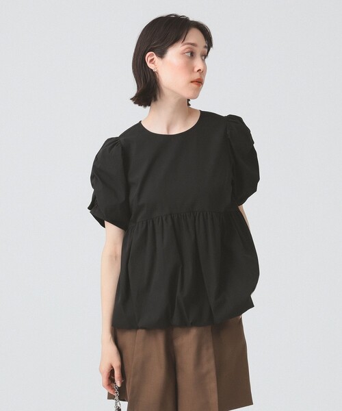 Ray BEAMS（レイビームス）の「ギャザースリーブ バルーン ブラウス［洗える］（シャツ/ブラウス・レディース・ブラック/クリーム/ホワイト・ONE SIZE）」の11枚目の写真