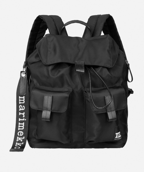 marimekko（マリメッコ）の「【ノベルティ付】Solid / Everything Backpack L backpack《ZOZO限定》（バックパック/リュック・レディース・ブラック・FREE）」の2枚目の写真
