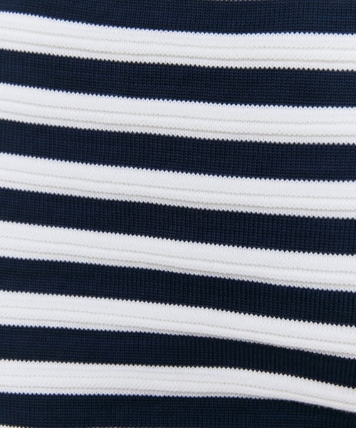 INED（イネド）の「PIMA COTTONボーダー柄カーディガン（カーディガン/ボレロ・レディース・その他/ブルー/オフホワイト・11号/9号）」の17枚目の写真