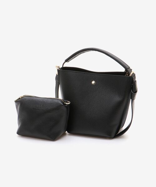 le.coeur blanc（ルクールブラン）の「MILLELA FIRENZE 2WAYバケツバッグ（ショルダーバッグ・レディース・ベージュ/オフホワイト/ブラック/カーキオリーブ・FREE）」の20枚目の写真