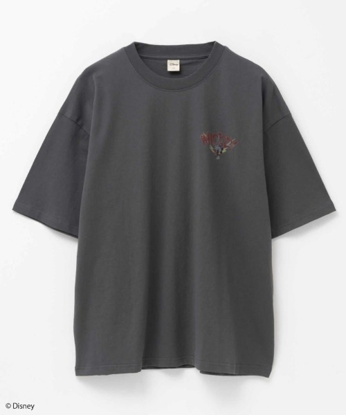ディズニークチュール　ミッキー　ロックTシャツ ディズニー Disney メンズ 半袖Tシャツ コットンROCKミッキーT