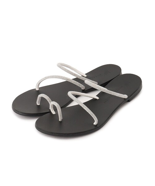 DRESSTERIOR（ドレステリア）の「NICOLAS LAINAS（ニコラスライナス【別注】シルバークリスタルサンダル（サンダル・レディース・シルバー・80/70/60）」の2枚目の写真