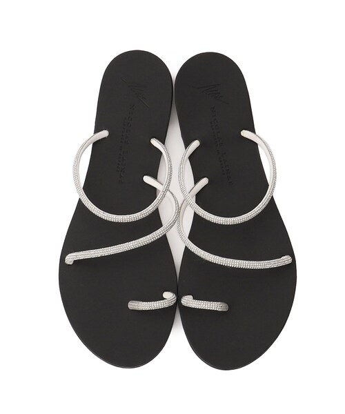 DRESSTERIOR（ドレステリア）の「NICOLAS LAINAS（ニコラスライナス【別注】シルバークリスタルサンダル（サンダル・レディース・シルバー・80/70/60）」の5枚目の写真