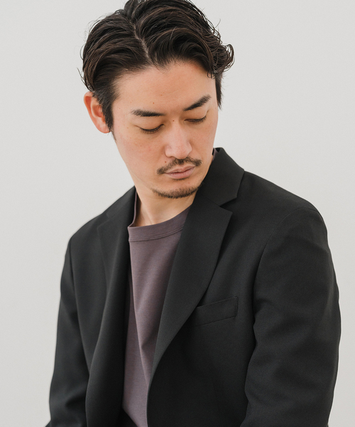 EDIFICE(エディフィス)の「”吸汗&速乾機能” EVALET メッシュ 2ボタン ジャケット【セットアップ可】(テーラードジャケット・メンズ・ベージュ/ネイビー/ブラック・X-SMALL/SMALL/MEDIUM/LARGE/X-LARGE/XX-LARGE)」の9枚目の写真