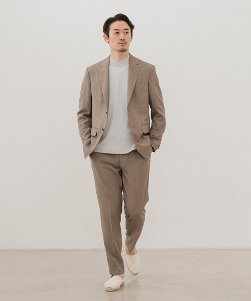 EDIFICE(エディフィス)の「”吸汗&速乾機能” EVALET メッシュ 2ボタン ジャケット【セットアップ可】(テーラードジャケット・メンズ・ベージュ/ネイビー/ブラック・X-SMALL/SMALL/MEDIUM/LARGE/X-LARGE/XX-LARGE)」の13枚目の写真