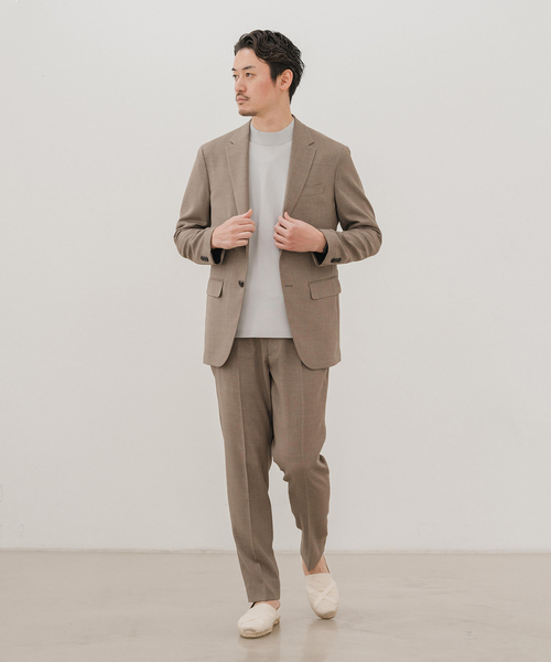 EDIFICE(エディフィス)の「”吸汗&速乾機能” EVALET メッシュ 2ボタン ジャケット【セットアップ可】(テーラードジャケット・メンズ・ベージュ/ネイビー/ブラック・X-SMALL/SMALL/MEDIUM/LARGE/X-LARGE/XX-LARGE)」の15枚目の写真