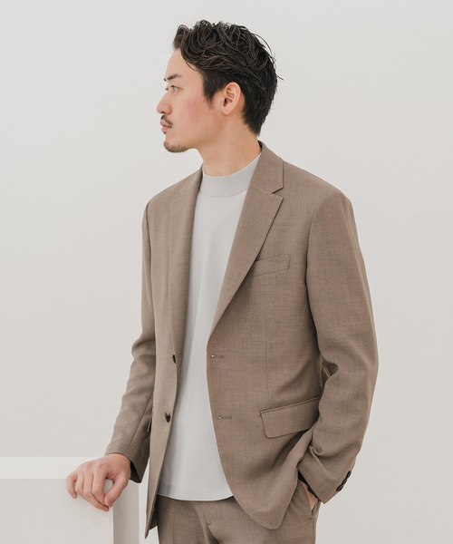 EDIFICE(エディフィス)の「”吸汗&速乾機能” EVALET メッシュ 2ボタン ジャケット【セットアップ可】(テーラードジャケット・メンズ・ベージュ/ネイビー/ブラック・X-SMALL/SMALL/MEDIUM/LARGE/X-LARGE/XX-LARGE)」の17枚目の写真