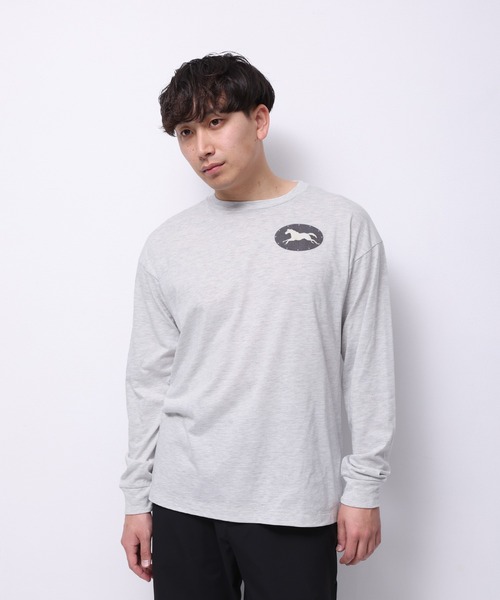 Common Noun(コモン ナウン)の「“HORSE” Shuhei Koki 天竺ロンT(Tシャツ/カットソー・レディース・ホワイト/ピンク/杢グレー・M/L)」の2枚目の写真