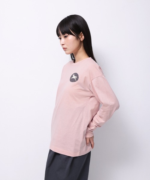 Common Noun(コモン ナウン)の「“HORSE” Shuhei Koki 天竺ロンT(Tシャツ/カットソー・レディース・ホワイト/ピンク/杢グレー・M/L)」の21枚目の写真
