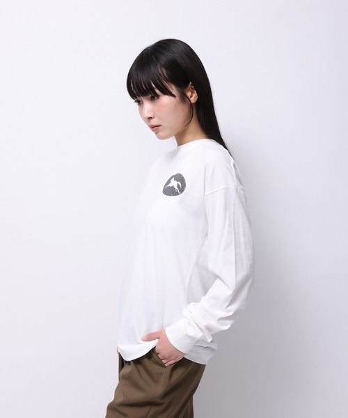 Common Noun(コモン ナウン)の「“HORSE” Shuhei Koki 天竺ロンT(Tシャツ/カットソー・レディース・ホワイト/ピンク/杢グレー・M/L)」の10枚目の写真